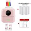 Mini Impresora Inalámbrica de Venta Caliente Transfronteriza Se Puede Conectar a Bluetooth de Teléfono Móvil Impresora Fotográfica Pequeña Inteligente sin Tinta para el Hogar
