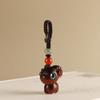 Chaveiro de carro com pingente de ovelha do zodíaco de sândalo verde Little Sheep, decoração fofa para celular, presente criativo para homens e mulheres
