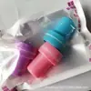 Sello Pequeño de Sello de Dibujos Animados Rellenable con Agua para Niños del Maestro para Animar Sello de Recompensa Tampón de Tinta Papelería para Estudiantes Paquete de 3