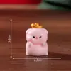 Linda alcancía de figura Yuanbao, una miniatura encantadora para atraer riqueza, perfecta para paisajes en miniatura DIY, decoraciones de bolsas ciegas, accesorios colgantes y pequeños adornos
