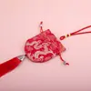 Bolsita de Estilo Tradicional, Bolsita Vacía, Bolsita Verde Portátil, Kit de Materiales DIY para Hacer Bolsitas