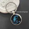 Accesorios Transfronterizos para Productos Nuevos Constelación del Zodiaco Gema del Tiempo Llavero Colgante de Paquete Colgante para Coche Joyería