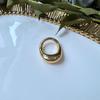 Anillo de perla con gema y diamante ajustable con apertura de anillo suave, proceso antiguo medio, material de cobre y oro genuino galvanizado