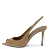 Zapatos de moda europeos y americanos transfronterizos boca de pez tacón bajo pasarela tacones altos tacones de mujer 46