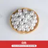 Materiales DIY de Perlas Perlas Decorativas Blanco Roto de Agujero Recto Cuentas en Hilo Accesorios para Joyería Perla de Imitación ABS Hecha a Mano Perlas Sueltas