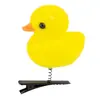 Pinza para el cabello de pato amarillo, accesorio para la cabeza para exteriores para niños, joyería linda, viaje, puesto de venta caliente, transfronterizo, pinza para el cabello de patito