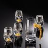 Copa de Vino de Cristal Doméstica de Una Copa Seleccionada Cuidadosamente, Dispensador de Vino Creativo, Copa Pequeña para Vino Blanco, Juego de Lujo Ligero, Juego de Copas de Vino de Diamante