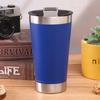 Suministro directo transfronterizo Taza de cerveza de Brasil con abridor de botellas Taza para coche de acero inoxidable 304 20 oz aislamiento conservación del frío taza para helado