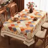Mantel Rectangular Estilo Americano 2026 Modelo Nuevo Impermeable Resistente al Aceite Lavable Mantel para Mesa de Comedor que Mejora la Atmósfera Lujo Ligero Mantel de Gama Alta