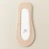 Calcetines de seda de hielo tipo barco para mujer, verano, finos, antideslizantes, talón antideslizante, calcetines invisibles de boca baja para tacones altos de mujer, calcetines para mujer