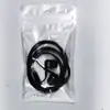 Directamente de Fábrica Y, Envío Gratis para Cantidades Grandes, Auriculares In-Ear S12 de Graves Pesados con Cable de Cristal, Micrófono y Anillo Electrochapado, Cableados