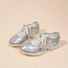Zapatos de entrenamiento para mujer 2026 Otoño finos y transpirables Zapatos Forrest Gump suela blanda cómodos para los pies zapatos de mujer casuales deportivos zapatos blancos