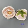Flor de Camelia de Simulación Cabeza de Flor de Camelia Decoración de Ropa Flor Falsa DIY Accesorios de Flor de Tela Regalo Accesorios para Caja de Dulces