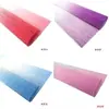 Papel crepom de cor degradê papel amassado papel flor dobrada espessado rosa cravo papel colorido material de papel DIY feito à mão jardim de infância