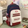 Mochilas para Estudiantes de Secundaria Femeninas 2025 Nueva Alta Apariencia Estudiantes de Preparatoria y Universidad Estilo Chica del Bosque Gran Capacidad Mochila Estilo Preppy