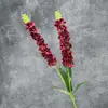 Flor Artificial de 2 Ramas Violeta Decoración para Hogar y Hotel Arreglo para Bodas Jacinto Flores Falsas Hechas a Mano Adornos Venta al por Mayor