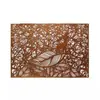 Fawn Hollow Placemat Western Placemat Tapete de mesa de jantar transfronteiriço Hotel Restaurante Tapete de isolamento térmico Decoração de isolamento térmico de montanha-russa bronzeada