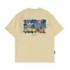 2026 Verão Novo Estilo Jovem Estampa de Letras Tendência Masculina Versátil Solta Casual Manga Curta Camiseta