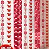 Pegatinas de Tira Larga con Palabras Felices para Bodas, Colgantes para Cortinas, Set de Decoración de Habitación de Boda, Decoración de Dormitorio de Casa Nueva, Guirnalda de Mariposas para Habitación