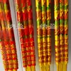 Incenso Dragão Vermelho Chinês Atacado 50- 1,8m Premium Cabeça de Lótus Incenso Buda com Carimbo Dourado Incenso Dourado com Padrões e Desenhos Coloridos