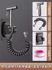 Pistola de spray para descarga de vaso sanitário Torneira Bidet Bico intensificador Vaso sanitário Companheiro da pistola de descarga de vaso sanitário Alta pressão Casa