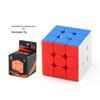Novo Cubo Mágico de três ordens com mola entrada para iniciantes corrida cor real positivo rotação suave cubo mágico caixa de cor atacado
