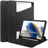 Para Samsung Tab A9 plus/A9 de 11 pulgadas, funda de cuero X210, acrílico giratorio, ranura para bolígrafo de TPU, cubierta protectora