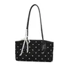 2026 Nuevo Bolso de Nicho Bolso de Bolos Simple de Lunares Bolso de Hombro Versátil para Viajar Bolso de Axila