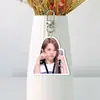 Llavero de doble cara con respaldo blanco de acrílico de Rainie Yang, colgante para bolsa de apoyo de fans, colgante para mochila, mercancía de celebridad, diseño personalizado disponible
