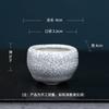Maceta de Porcelana Blanca Agrietada para Suculentas, Tamaño Pulgar, Mini Maceta de Cerámica de Arcilla Morada para Escritorio de Oficina, Venta al por Mayor desde el Fabricante