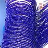 Cristal natural azul ouro azul Ágata dura arremesso superfície de futebol superfície cortada ágata azul facetada contas soltas produtos semiacabados atacado