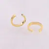 Venta al por mayor de fábrica Pendientes de clip sin dolor con aros 12 mm Pendientes sin perforación Brazaletes para oreja de estrella de cinco puntas personalizados