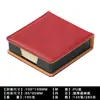 Caja de Notas de Cuero con Notas Adhesivas Desprendibles No Pegajosas, Pequeño Cuaderno, Notas Adhesivas Convenientes, Notas para Mensajes, Notas Adhesivas de Planificador de Alta Calidad