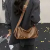 Bolso bandolera tipo baguette popular de este año para mujer 2025 Otoño Nuevo Casual Superficie Suave Moda Lujo Accesible Bolso de Hombro Cruzado