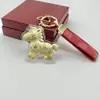 Regalo Año del Caballo 2026, Hazte Rico Inmediatamente, Llavero de Oro Puro 999, Seguro de Negocio, Colgante de Año Nuevo Festival de Primavera