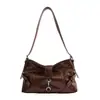Bolso de Hombro Retro de Moda para Mujer 2026 Nuevo Estilo Coreano Moda Diseño de Nicho Bolso de Hombro Único Bolso Cruzado Elegante