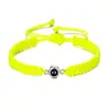 Pulseira de Aço Inoxidável com Projeção de Fotos em Estoque, Pulseira de Projeção de Alta Definição em 100 Idiomas, Presente de Feriado