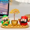 Árvore da Fortuna de Cristal Decoração de Casa Ornamento para Mesa de Escritório Entrada Árvore de Dinheiro de Cristal