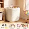 Caixa de armazenamento transparente com tampa, organizador de brinquedos infantis, caixa de armazenamento à prova de poeira para casa, caixa de armazenamento móvel com rodas universais