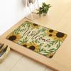 Nuevo y popular felpudo con diseño de flores para el hogar, cocina, baño, antideslizante, para dormitorio y sala de estar.