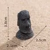 Estátua de Páscoa para Micro Paisagismo Cidade do Deserto Castelo Pirâmide Egípcia Antiga Estátua Artesanato em Resina Pequenos Enfeites