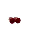 Tapa de Plástico Roja de 20 Dientes con Borde Dorado Tapa para Botella de Loción Hidratante Aceite Esencial Esencia Loción