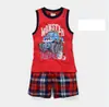 Roupas de Casa Amarelas de Desenho Animado de Manga Curta para Meninos Roupas Infantis Roupa de Verão Primavera Roupa para Ar Condicionado Pijama K207