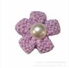 Otoño e Invierno nuevo algodón de leche flor de cinco pétalos accesorios de lana ganchillo flor pequeña decoración de ropa accesorios de tocado de flor pequeña