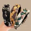 Diadema de Color Bloqueo con Calavera Alta para Mujer, Otoño/Invierno, Aspecto de Alta Gama, Hace que la Cara Parezca Más Pequeña, Diadema, Pinza para el Cabello Elegante y Versátil, No Aprieta la Cabeza, Accesorio para el Cabello