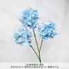 Hortênsia Colorida de 3 Cabeças em Galho Único, Hortênsia em Galho Único, Novo Estilo Flores Artificiais para Decoração de Buquê de Tema de Parede de Flores para Casamento, Área de Boas-Vindas