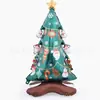 Balões de alumínio de Natal Papai Noel Árvore de Natal doce presente lâmpada decoração arranjo de atmosfera balões de alumínio