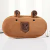Bolsa de Lápices de Peluche Capibara Gran Capacidad Dibujo Animado Linda Capibara Bolsa de Papelería Estudiantes de Primaria y Secundaria Bolsa de Almacenamiento Modelo Transfronterizo