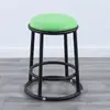 Silla de Barra, Taburete de Barra Redondo, Taburete de Barra KTV de Hierro Forjado, Taburete de Mostrador para Tienda de Teléfonos Móviles, Silla Alta Comercial
