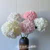 Flor Artificial de Hortênsia com Borda Enrolada, 216 Peças, Decoração para Salão de Casamento, Decoração de Casa, Hortênsia Atacado Transfronteiriço